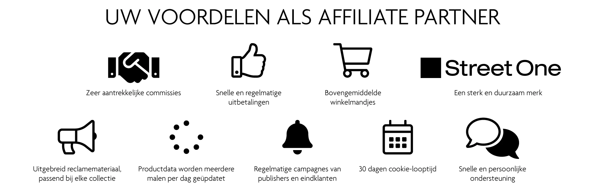 Ihre Vorteile als Affiliate Partner Ihre Vorteile als Affiliate Partner