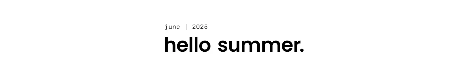hello summer
