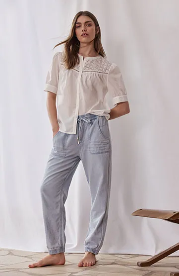 Witte blouse